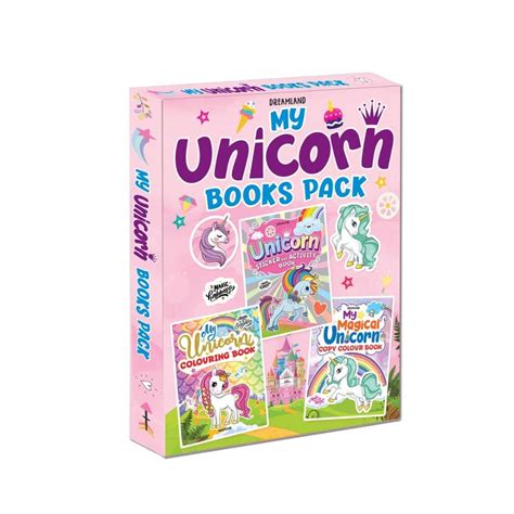Buy My Unicorn Pack of 3 - Sticker, Activity and Colouring Books for ...