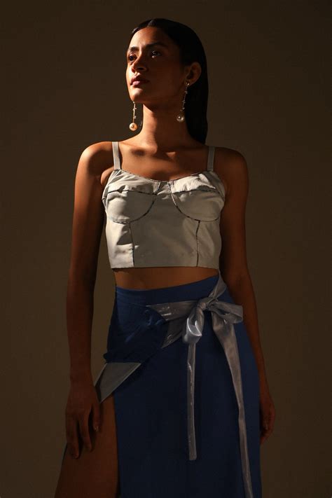 ICE BLUE BUSTIER – Zaitra