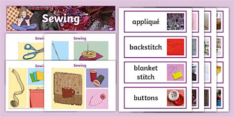 Sewing Display Pack - Twinkl - KS2