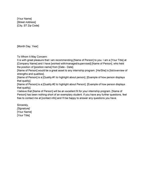 Image result for Example Good Recommendation Letter Sample