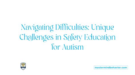 How to teach children with autism to recognize danger