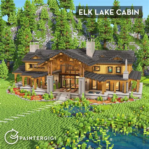 Minecraft Lake House Tutorial