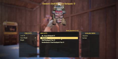 Image result for Fallout 76 Grocer Backpack Mod