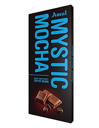 Amul Mystic Mocha Chocolate Bars 150 Grams And Silver Plated ...