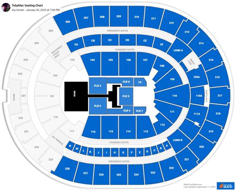 Kia Center Concert Seating Chart - RateYourSeats.com