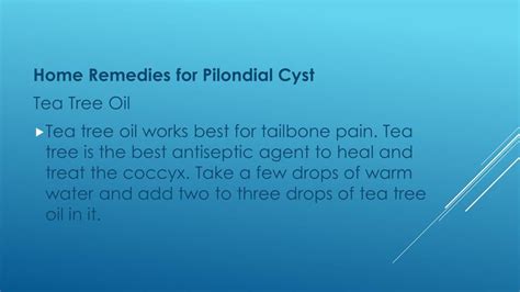 PPT - Home remedies for pilonidal cyst PowerPoint Presentation, free download - ID:7450197