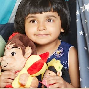 Panda's Box Mantra Chanting Baby Hanuman (28 CM) | Musical Soft Plush ...