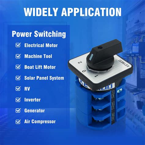 Universal 3 Phase Rotary Change-Over Switch, 63A, India | Ubuy