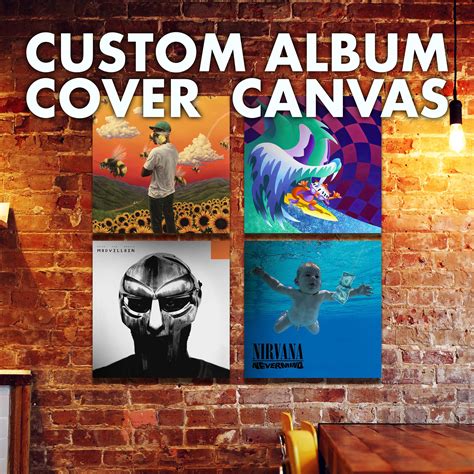 Custom Album Cover Canvas Prints Made in USA | Etsy