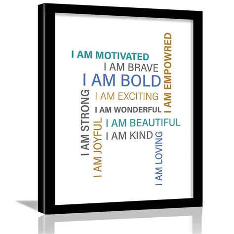 Motivational Quotes Framed Posters for Home and Office Decor - Wall Art ...