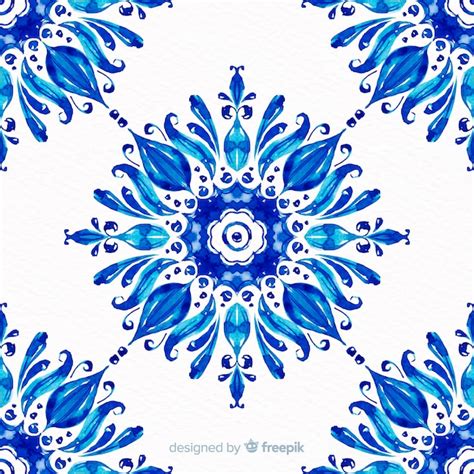 Waterverf sier bloemenachtergrond | Gratis Vector