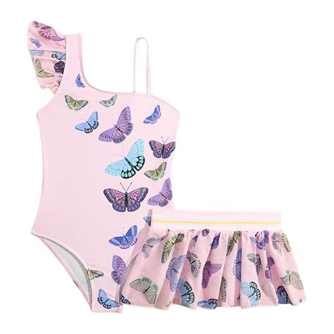 Gubotare Teen One Piece Swimsuit Toddler Girl Swimsuit One Piece ...