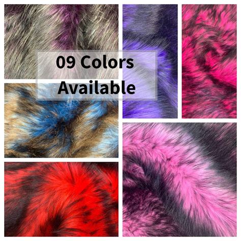 Luxury Husky Faux Fur Fabric By The Yard | Faux Fur Material