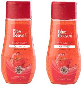 BLUE HEAVEN STRAWBERRY FACE WASH, 200ML, PACK OF 2 Face Wash - Price in ...