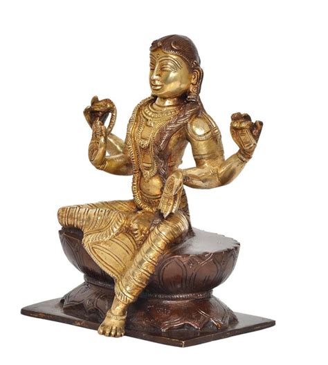 Brass Bala Tambika Sundari Statue - Divine Goddess Idol for Home Templ ...