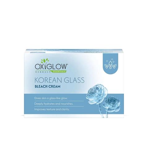 Oxygen Herbals Korean Glass Bleach Cream 300gm, Instant Skin ...