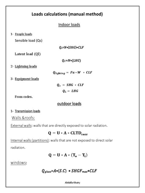 Image result for How to Calculate Loads