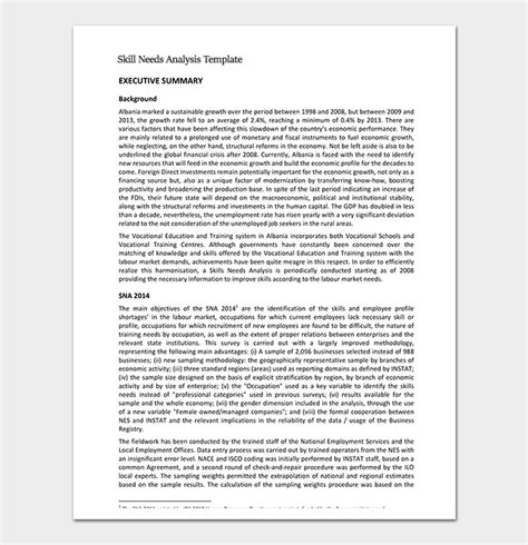 Image result for Needs Analysis Example