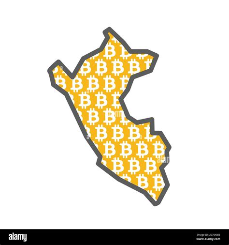 Peru country map with bitcoin crypto currency logo Stock Vector Image & Art - Alamy