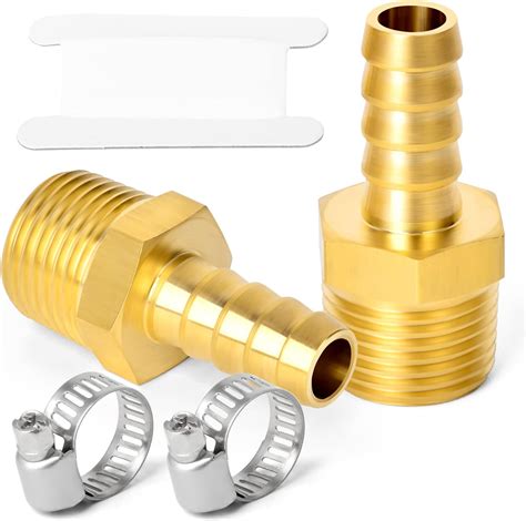 Amazon.com: SUNGATOR Brass Female Barb Adapter, Hose Barb Fittings with ...