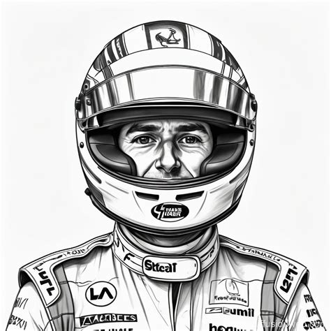 Image result for F1 Driver Drawing
