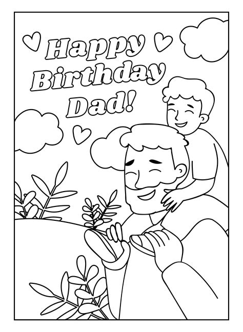 Happy Birthday Daddy Card Printable