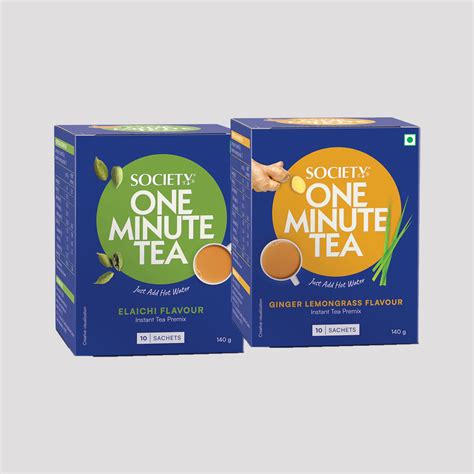 Elaichi & Ginger Lemongrass Tea Premix Combo | Society OMT – Society Tea