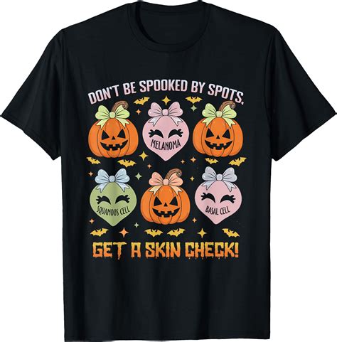 Dermatology Nurse Halloween Get A Skin Check Dermatologist T-Shirt - Buytshirtdesigns