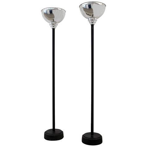 Pair of Tall French Brass Uplighter Floor Lamps For Sale at 1stDibs ...