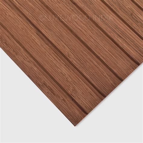 Thermo Oak Trio Solid Panels | Luxewood India