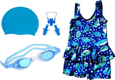 Buy GOLDEN GIRL Girls Swimming Kit with Swimming Costume Swimming ...