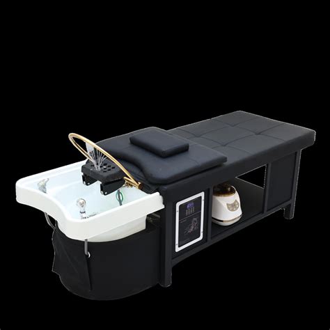 Japanese Head Spa Black Hybrid Full Bed Unit Plumbed / Non Plumbed (inc ...