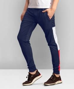 SMB Solid Men Blue Track Pants - Buy SMB Solid Men Blue Track Pants ...