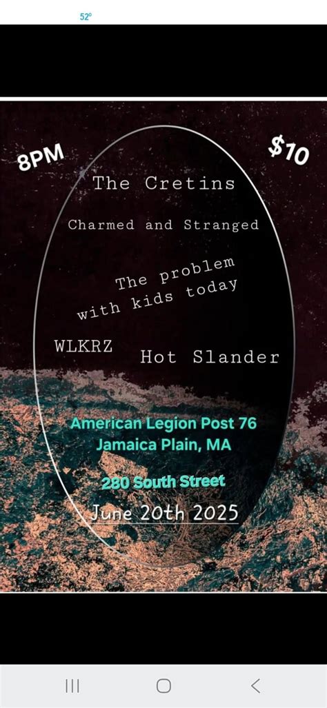 The Cretins/Hot Slander/WLKRZ/Charmed and Strange/The problem with kids ...