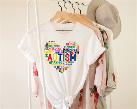 Autism Shirt,Autism Heart Shirt, Autism Awareness T-Shirts, Autism ...