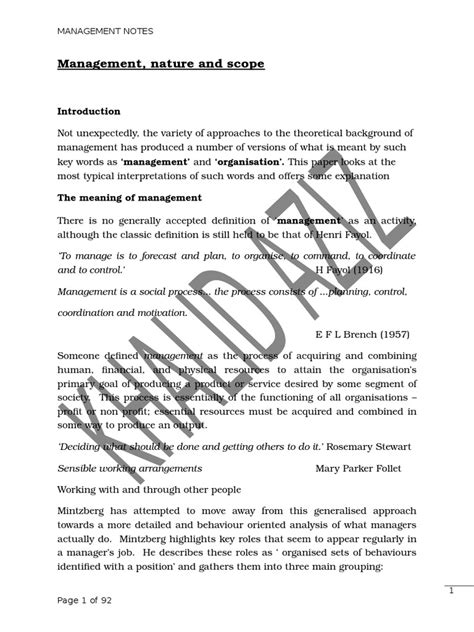 Image result for Management Notes