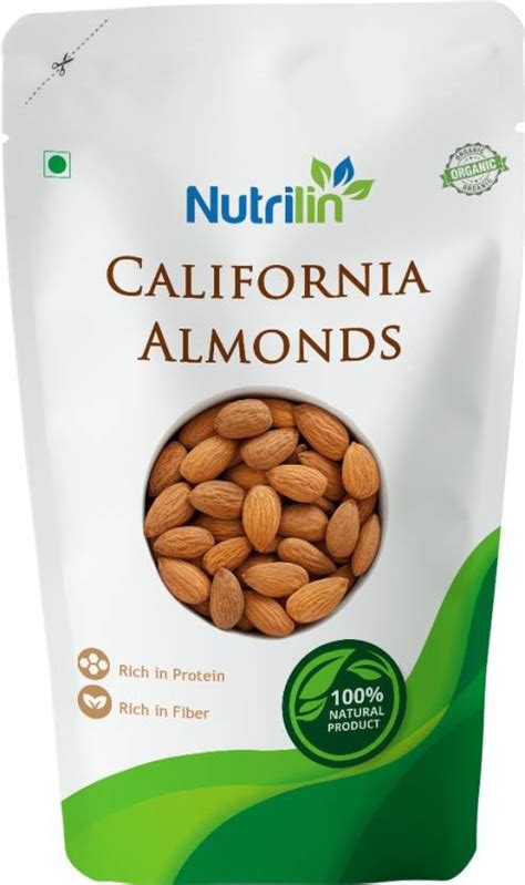 Nutrilin California Almonds, Badam Dry Fruit, Super Healthy Nuts ...