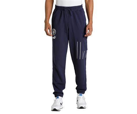 Puma Mens MCFC FtblCulture Cargo Pants, Peacoat-White, S (76779725 ...