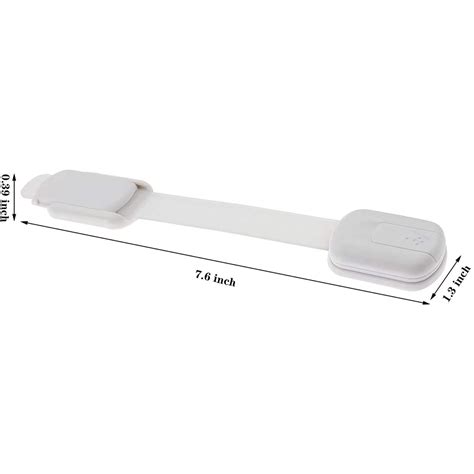 Buy VIVEFOX 6 Pack Baby Proofing Cabinet Strap Locks, Child Safety ...