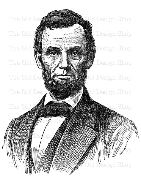 Hoe Abraham Lincoln Te Tekenen Poster Portrait Of First U.S. President