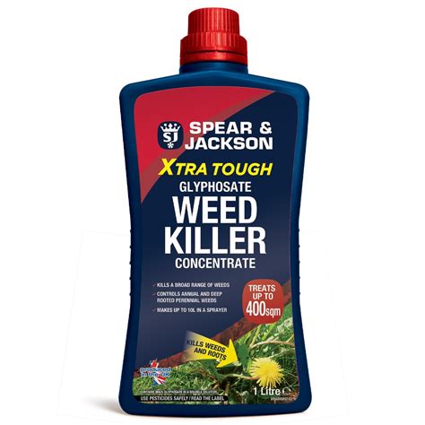 Spear & Jackson Xtra Tough Glyphosate Weed Killer 1L | B&M