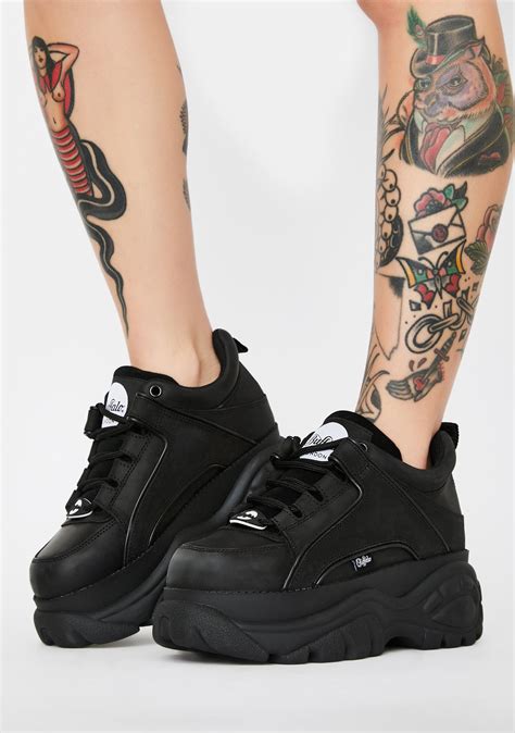 Buffalo London Classic Low Leather Sneakers | Dolls Kill