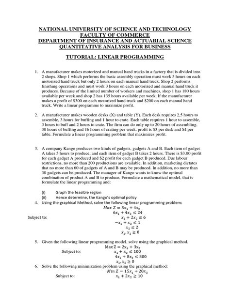 Image result for Linear Programming Theorem PDF