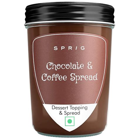 S P R I G Chocolate And Coffee Spread|Mocha And Cocoa Caramel,290G ...