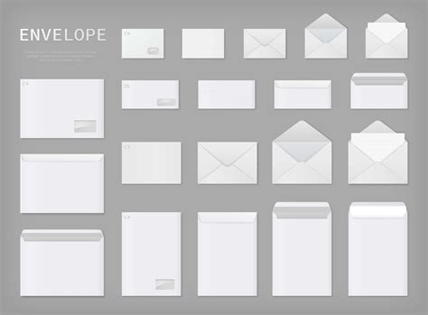 Standard Letter Envelope Dimensions