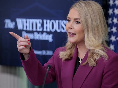 Karoline Leavitt, youngest White House press secretary, takes to the ...