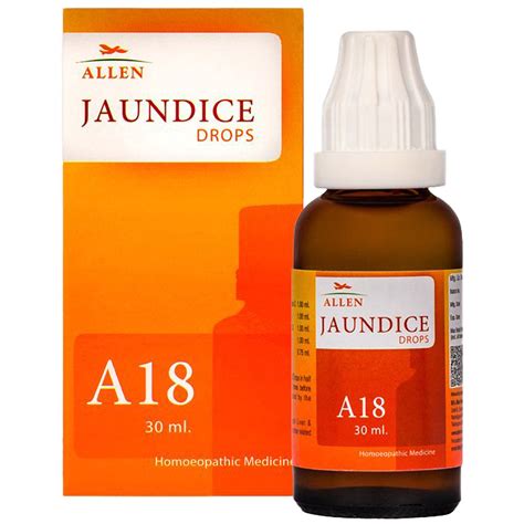 Buy Allen A18 Jaundice Drops, 30 ml | 19 Minutes Delivery | Apollo Pharmacy