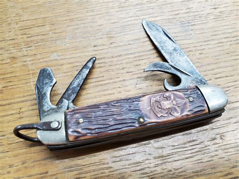 Vintage Imperial BSA Late1950s Boy Scout Pocket Knife with "Be Prepared ...