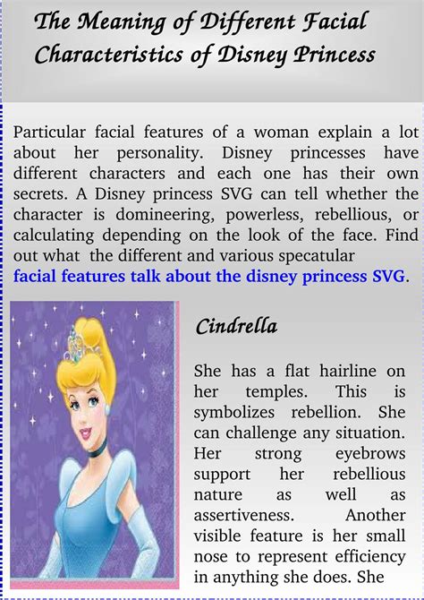 PPT - The Meaning of Different Facial Characteristics of Disney ...