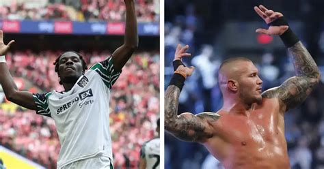 Sunderland striker Eliezer Mayenda pays homage to WWE star Randy Orton ...